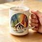 The Manger Night Under Starry Hues Stoneware Coffee Mug,17 oz